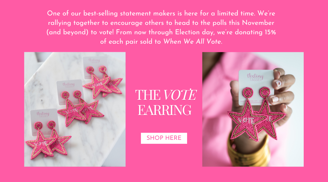 shop our VOTE earring