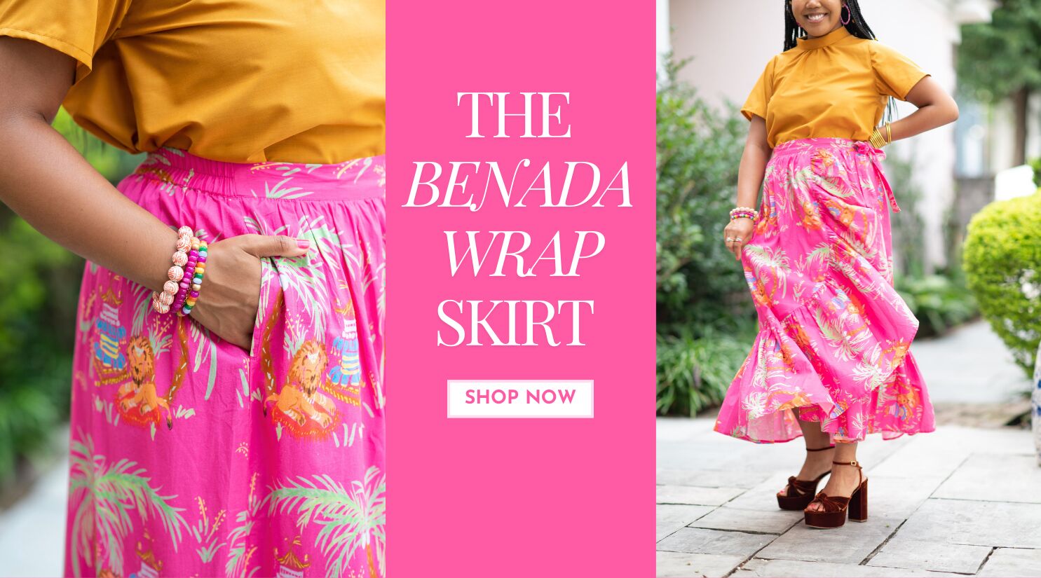 Shop The Benada Wrap Skirt