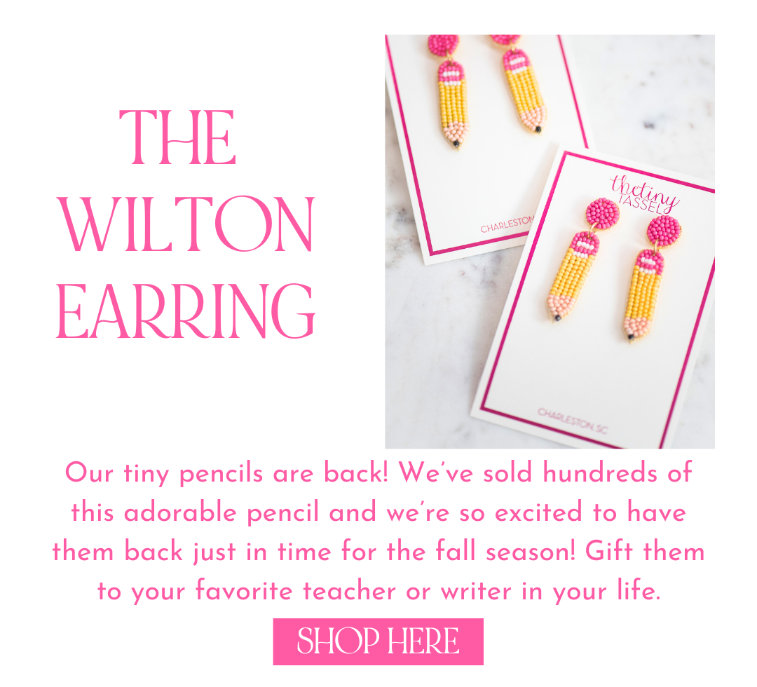 shop our tiny pencil earring