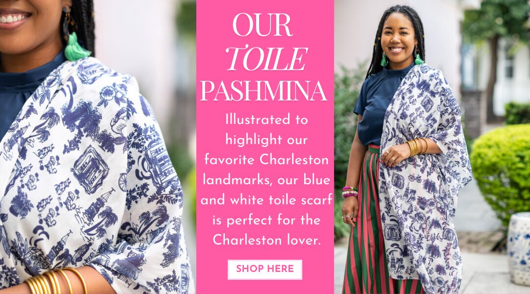 Shop The Charleston toile pashmina