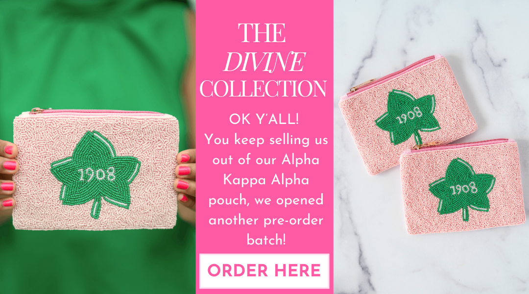 Pre-order Our Alpha Kappa Alpha Lovers pouch