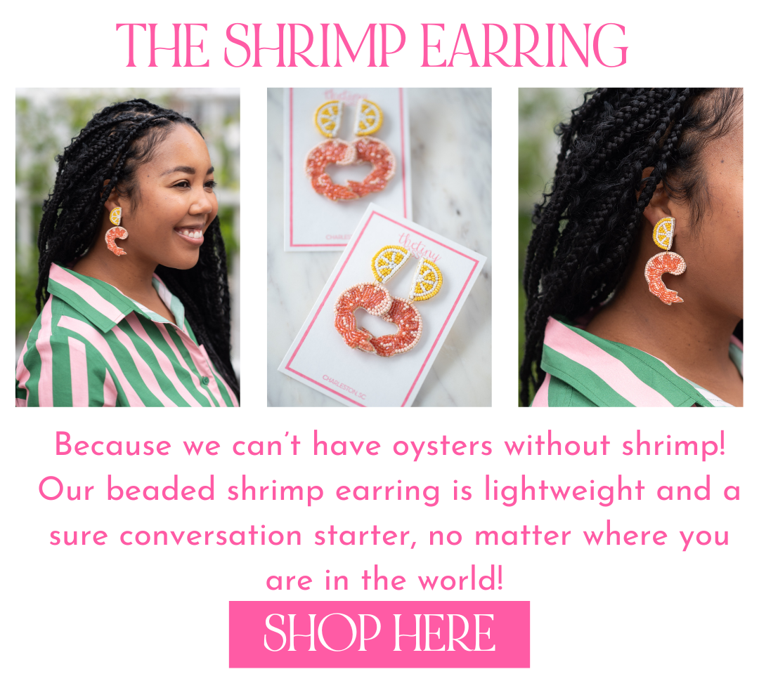 shop our new shrimp earring!