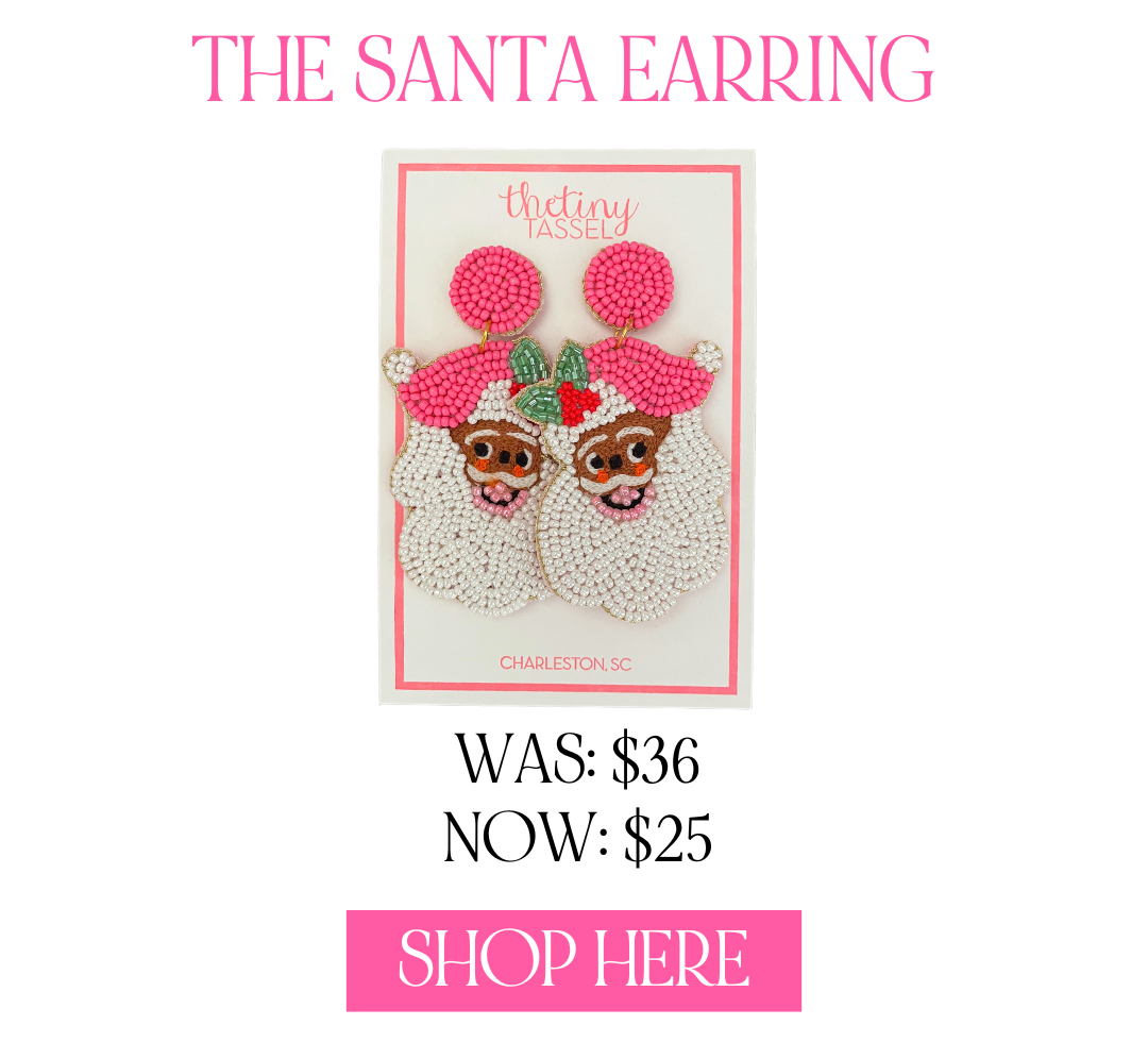 shop our Black Santa earring on sale!